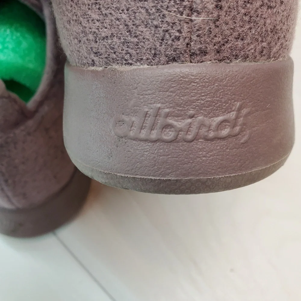 Allbirds Wool Runners Gray Black Lace Up Sneakers Shoes‎ size 8